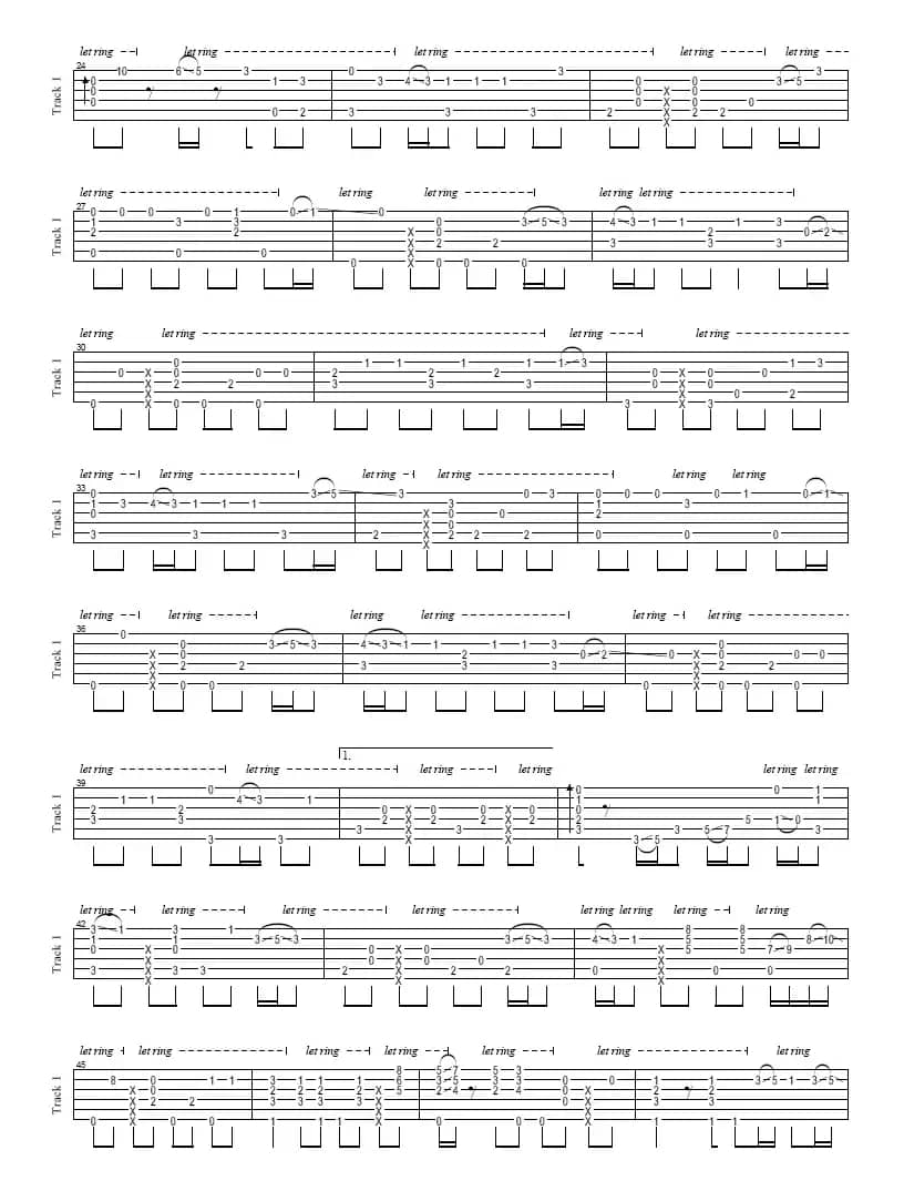 情非得已（吉他演奏）