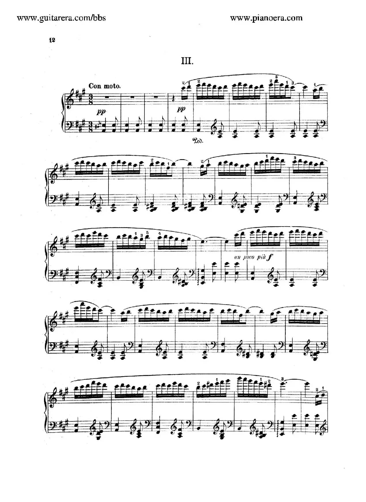 Spanish Dances Op.12(西班牙舞曲·钢琴独奏版)