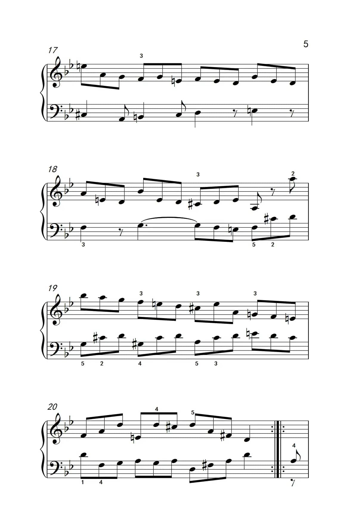 第九级1.吉格舞曲 选自《英国组曲》第三套（中央音乐学院 钢琴（业余）考级教程 7-9级）