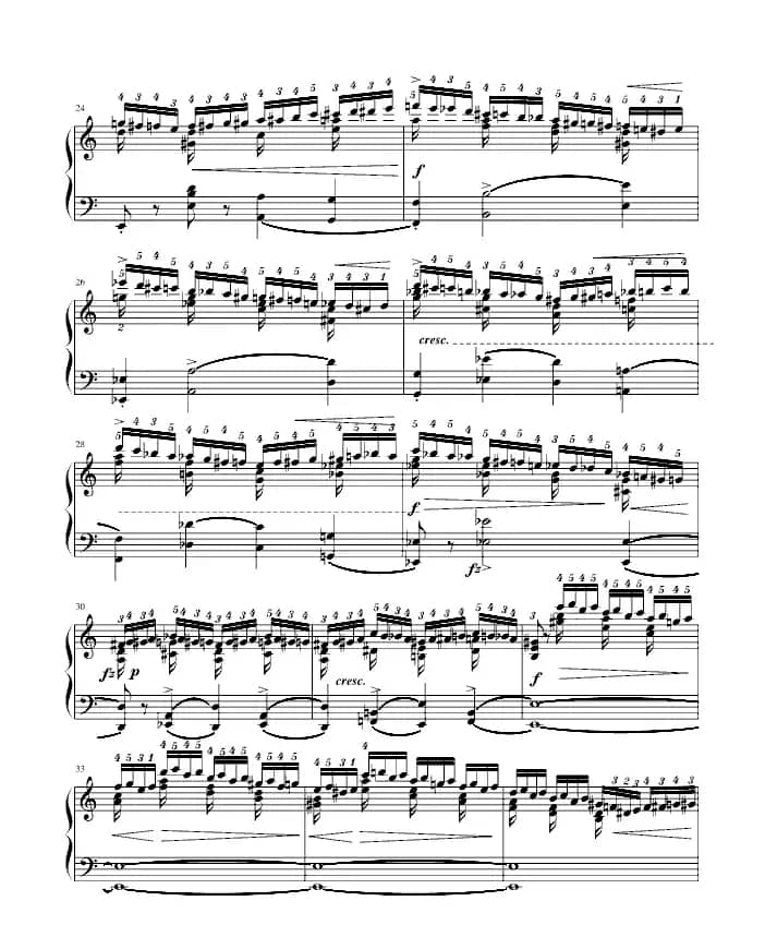 肖邦练习曲十之二