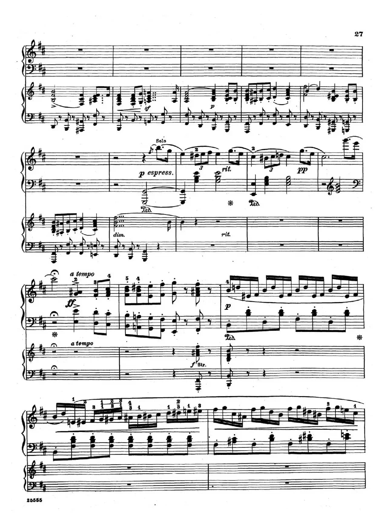 Capriccio Brillante in B Major Op.22（B大调华丽随想曲·双钢琴）