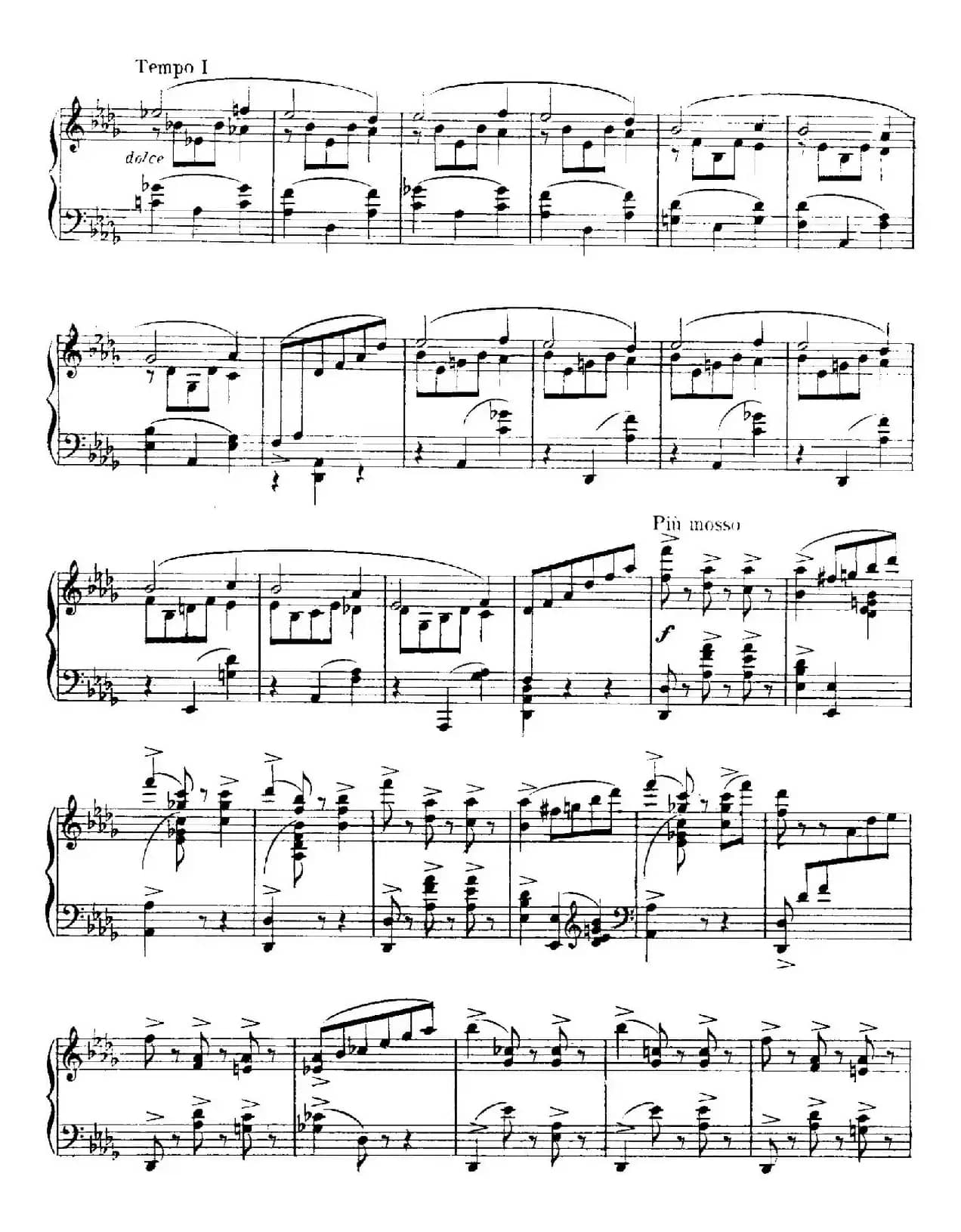 4 Valses Caprice（4首随想圆舞曲）（Op.38 No. 2 in D-flat）