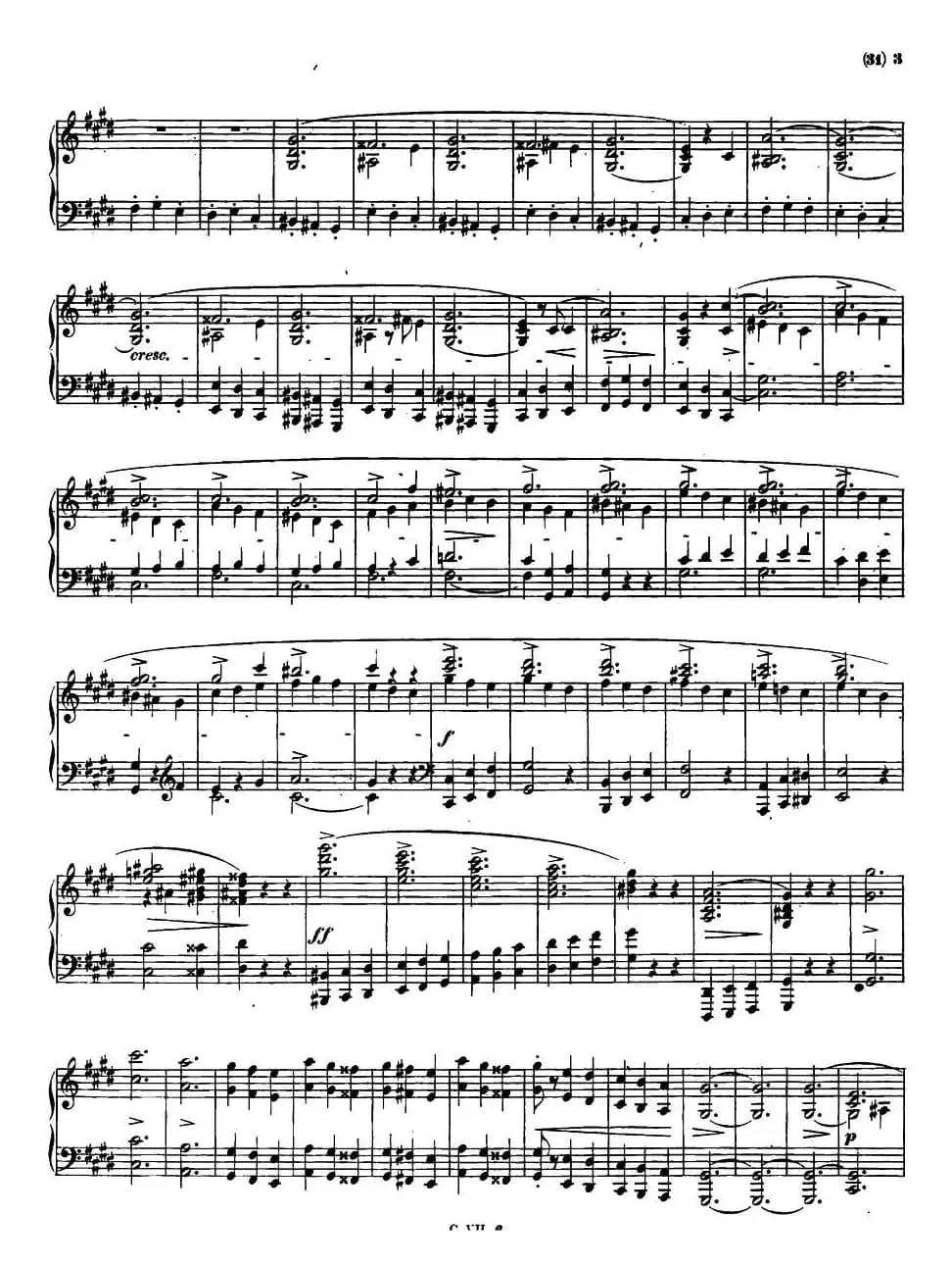 升c小调钢琴谐谑曲Op.39（第三号）