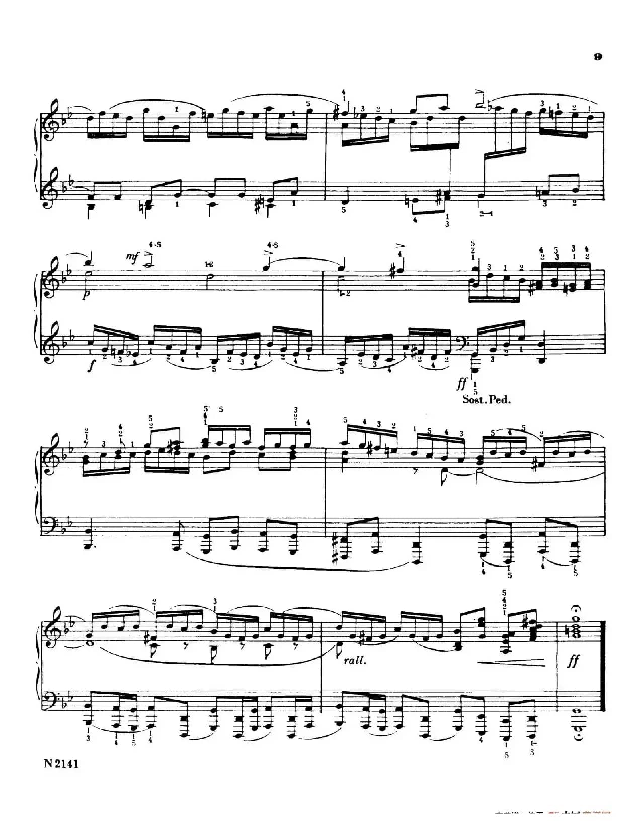 Fugue in g Minor BWV 578（g小调赋格·Briskier改编钢琴独奏版）