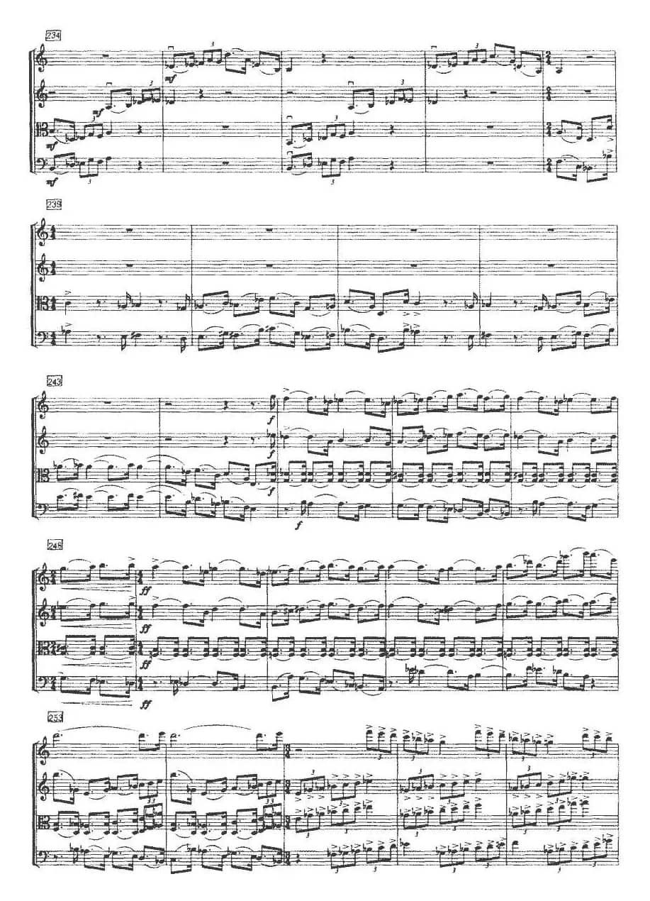 第二弦乐四重奏（高明祎作曲版）