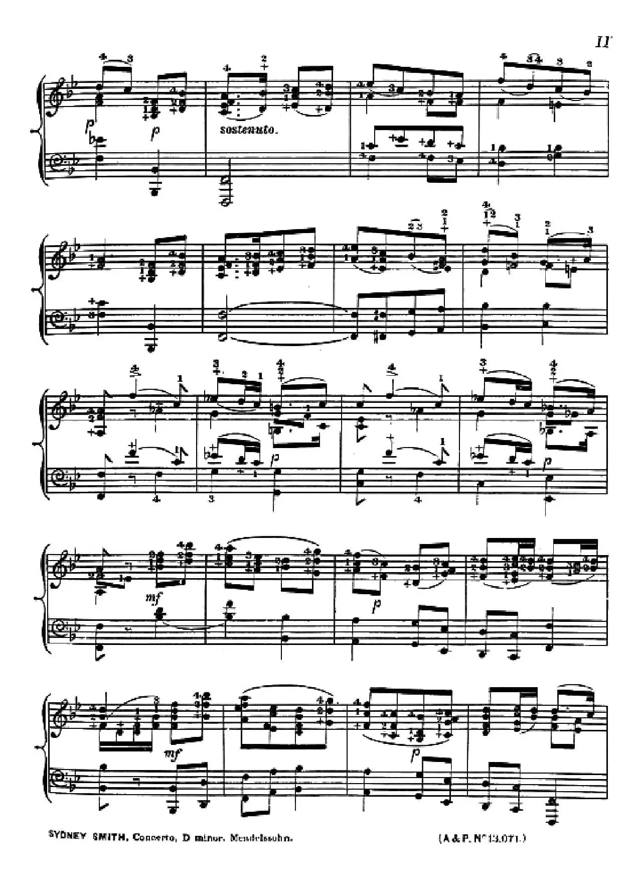 d小调第二钢琴协奏曲(钢琴独奏版)