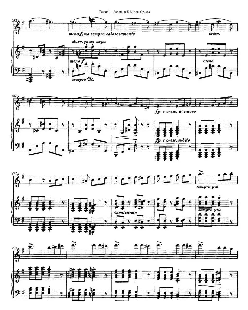 Violin Sonata No.2 in E Minor Op.36（小提琴+钢琴伴奏）
