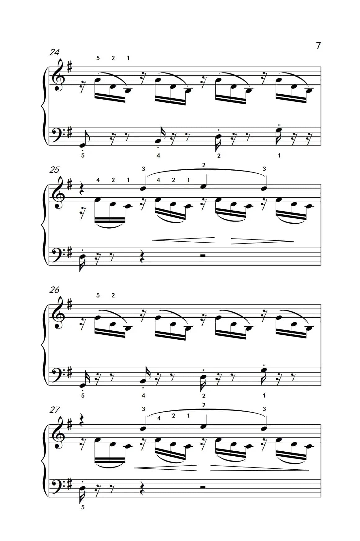 燕子（老年大学 钢琴教程 3）