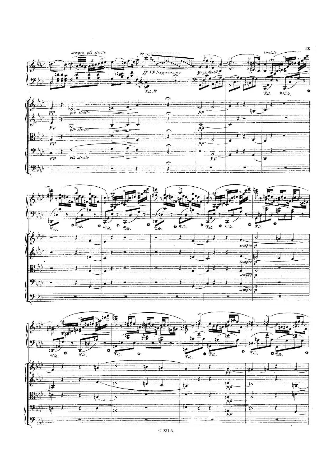 Piano Concerto No.2 in f Minor Op.21（f小调第二钢琴协奏曲·总谱）