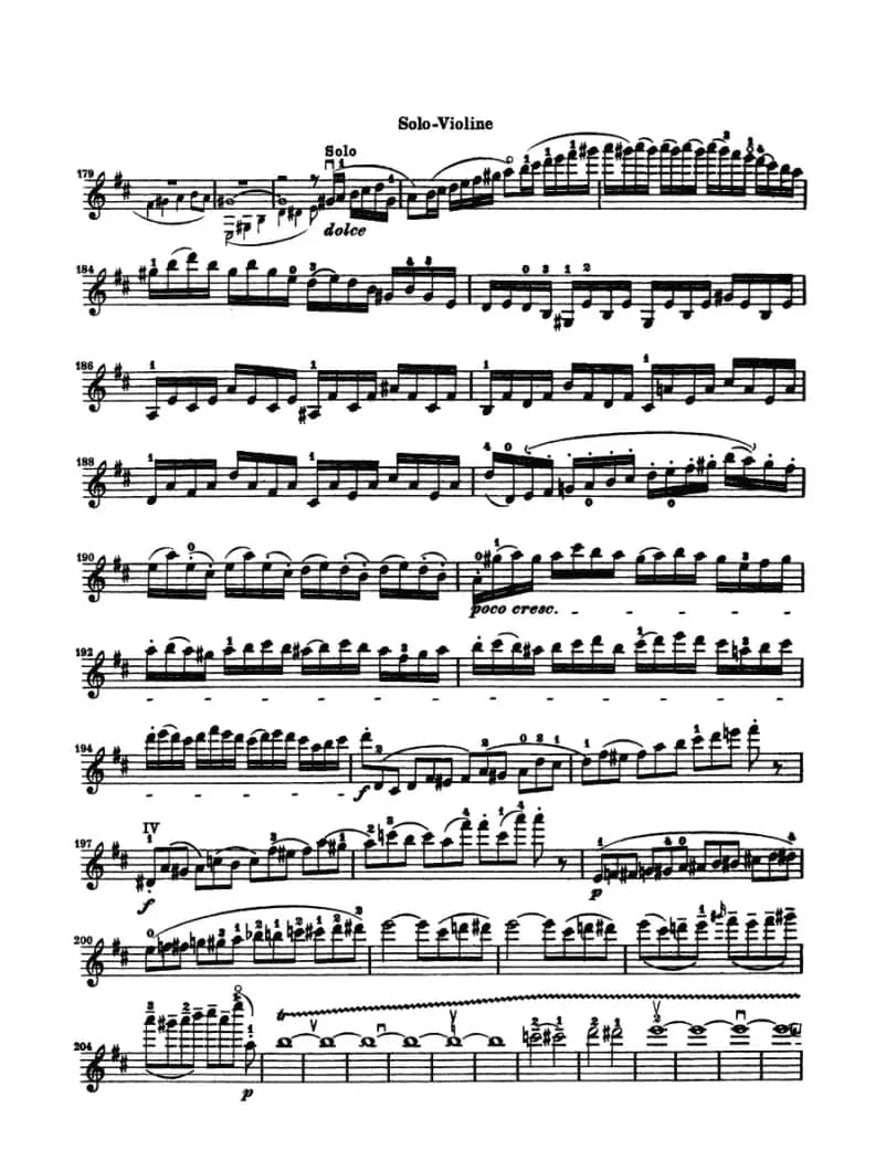 Konzert fur Violine（贝多芬小提琴协奏曲）