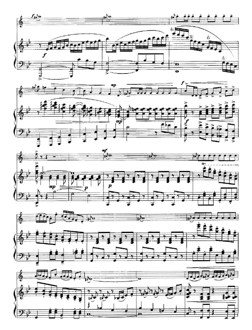 赶车（小协奏曲、小号+钢琴伴奏）