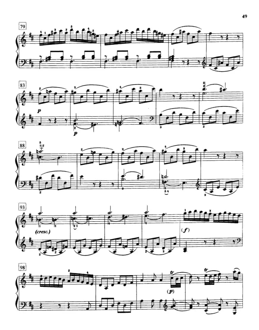 D大调奏鸣曲（K.576）