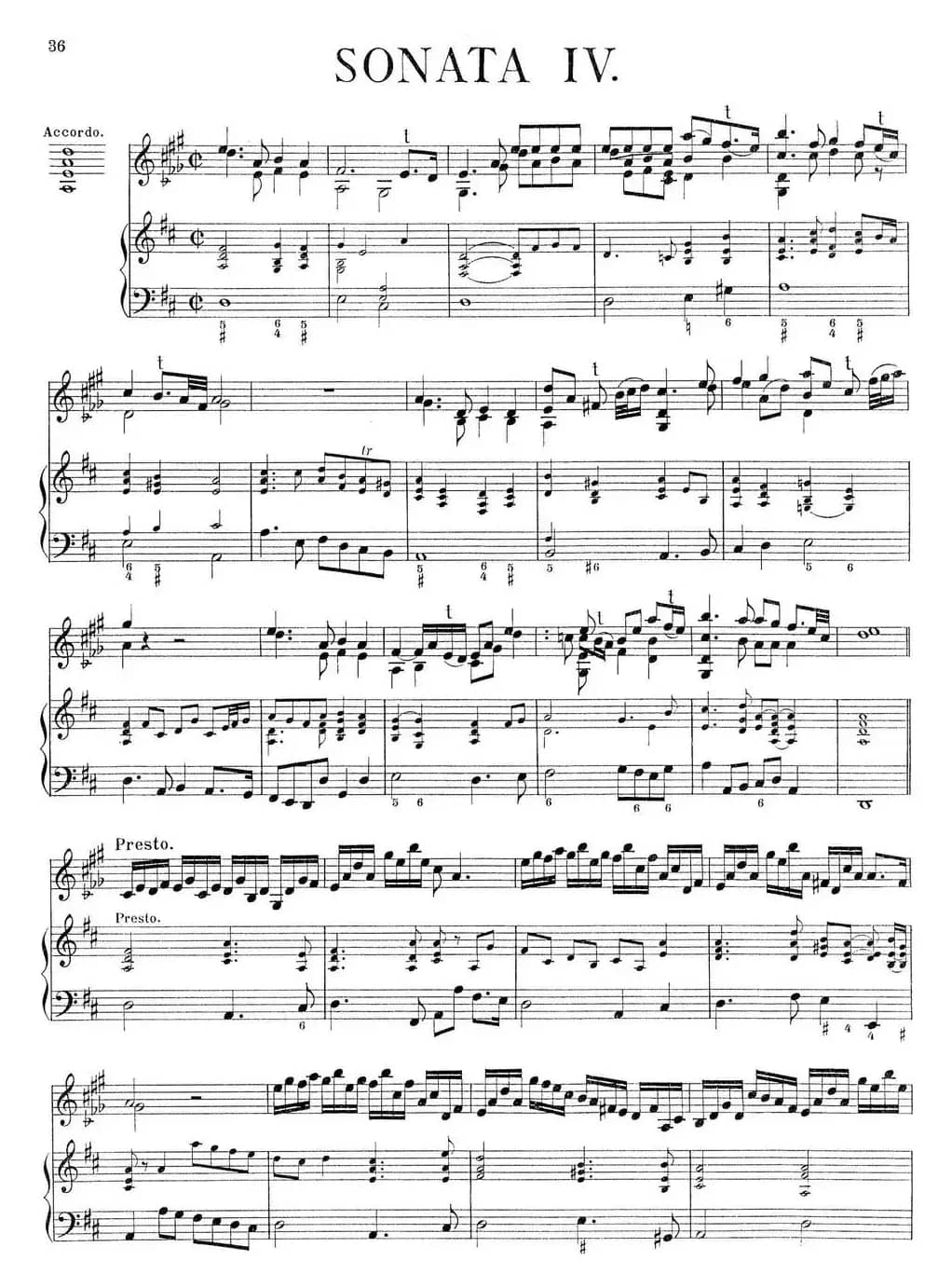 Biber Violin Sonata IV（小提琴+钢琴伴奏）