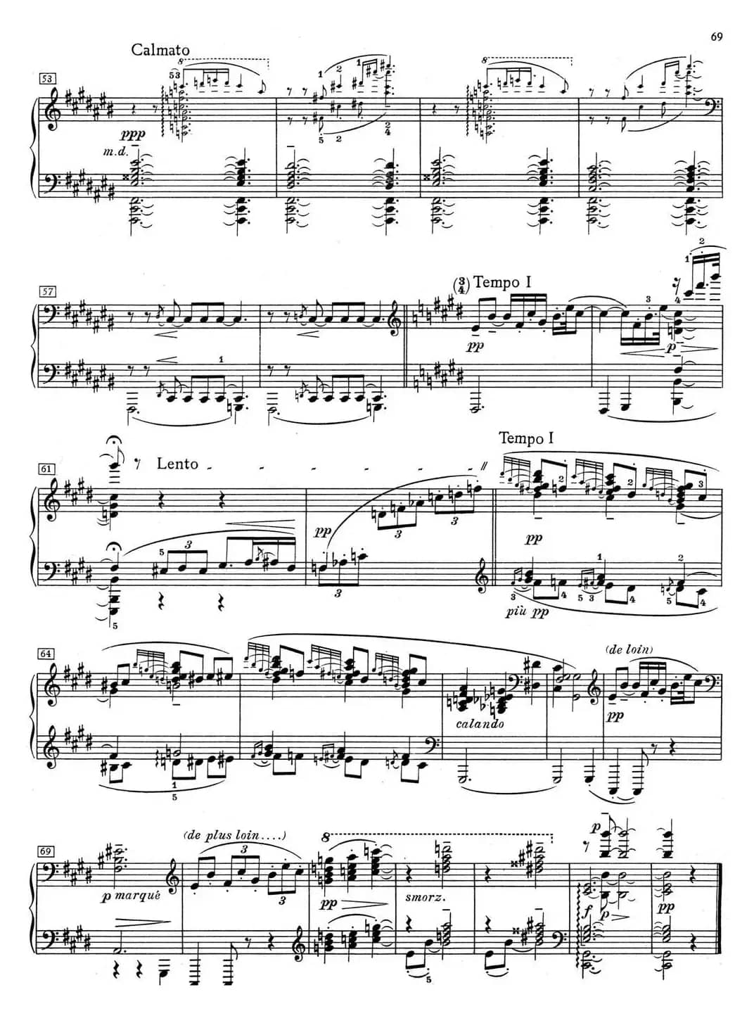 德彪西12首钢琴练习曲（10 对峙音响练习v1.0 sonorités opposées）