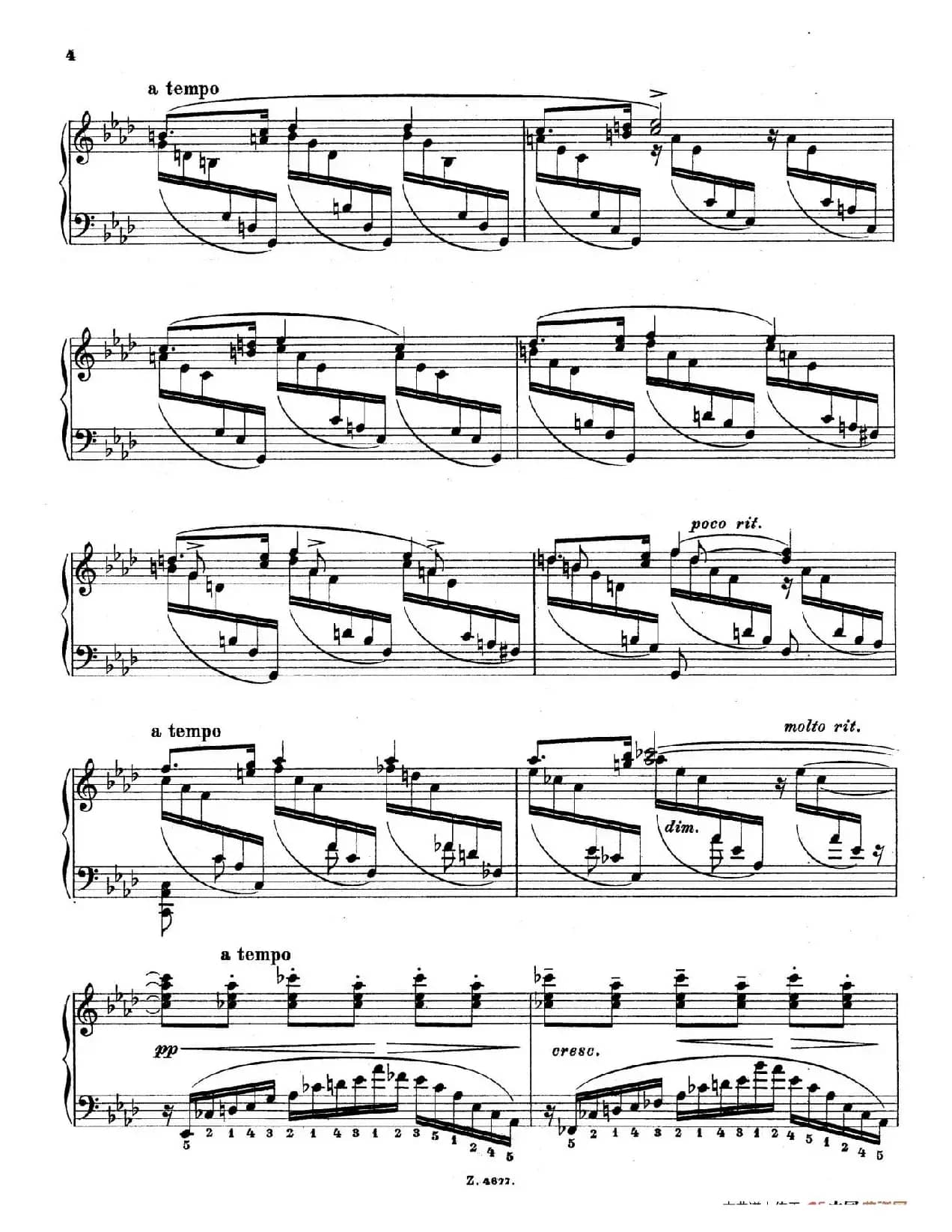 Charakterskizzen Op.40（个性素描 3. 无题 Nenien）