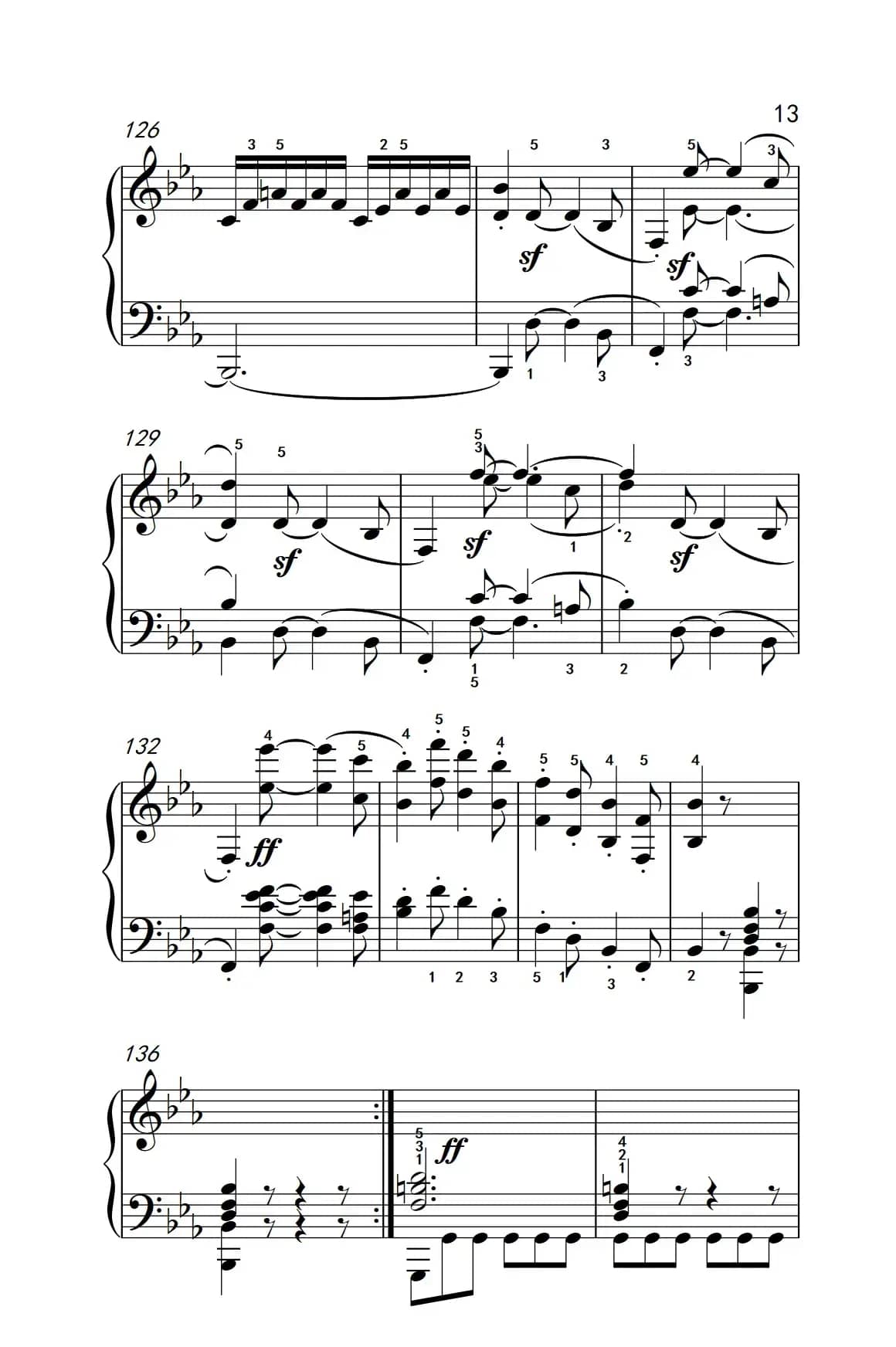 奏鸣曲 Opus 7 第一乐章（贝多芬奏鸣曲集 2）