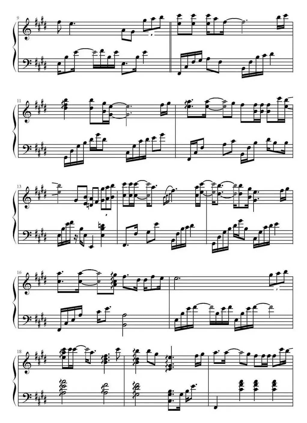 梨花又开放（文武贝钢琴改编版）