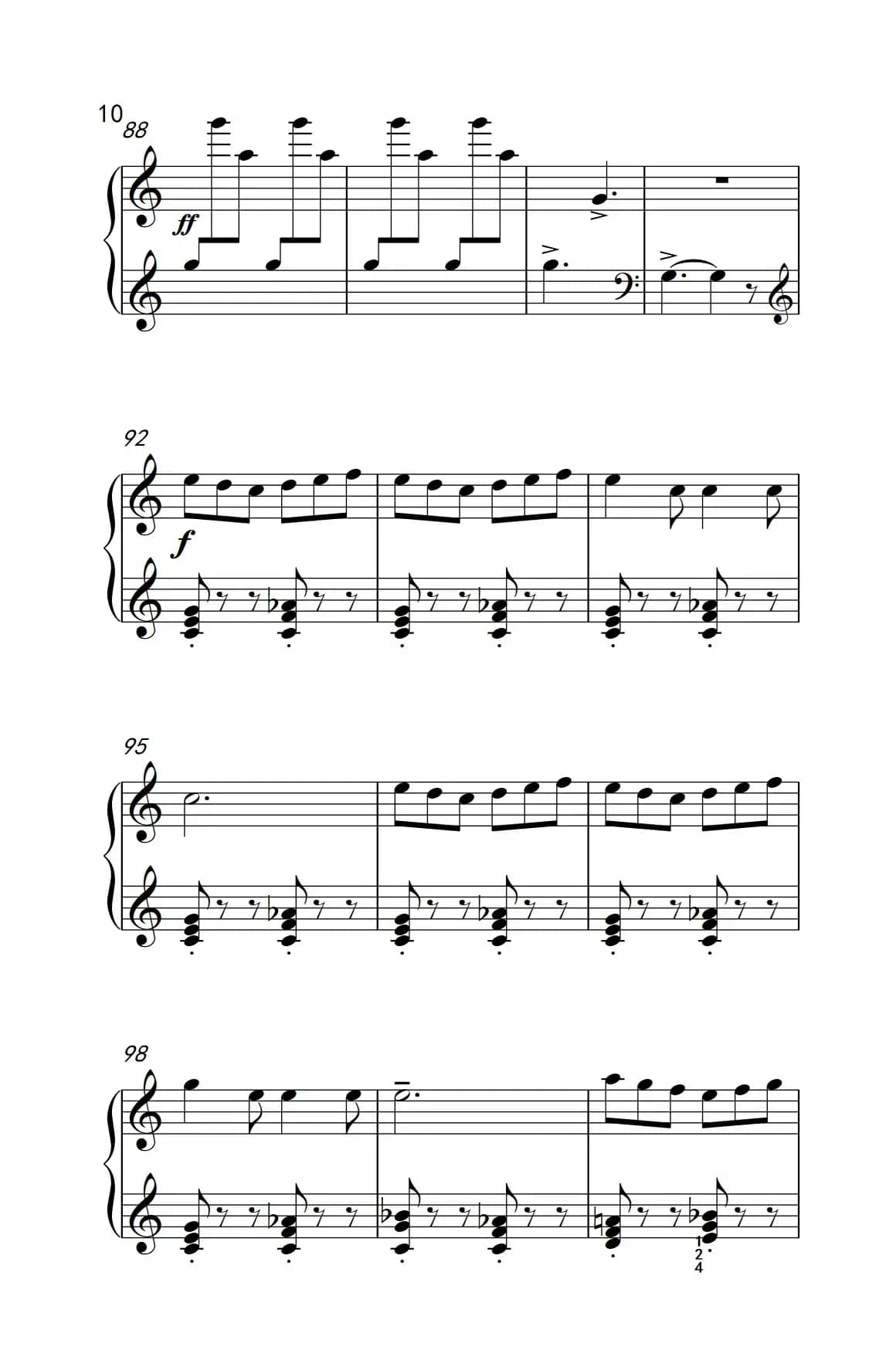 第七级1.回旋曲（中央音乐学院 钢琴（业余）考级教程 7-9级）