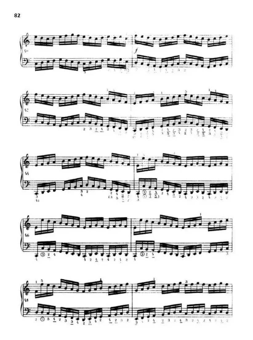 《车尔尼手风琴练习曲集》第Ⅲ册（P75—97）