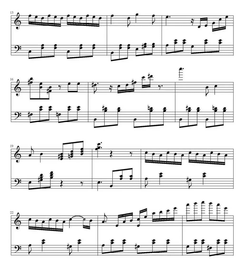 我要我们在一起（弹琴吧制谱版）