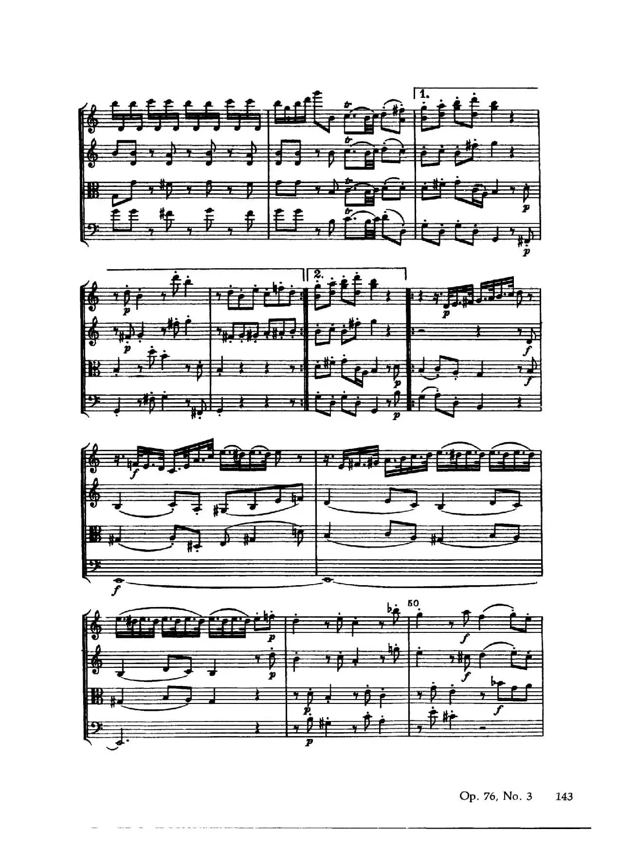 Emperor（皇帝）（弦乐四重奏总谱）