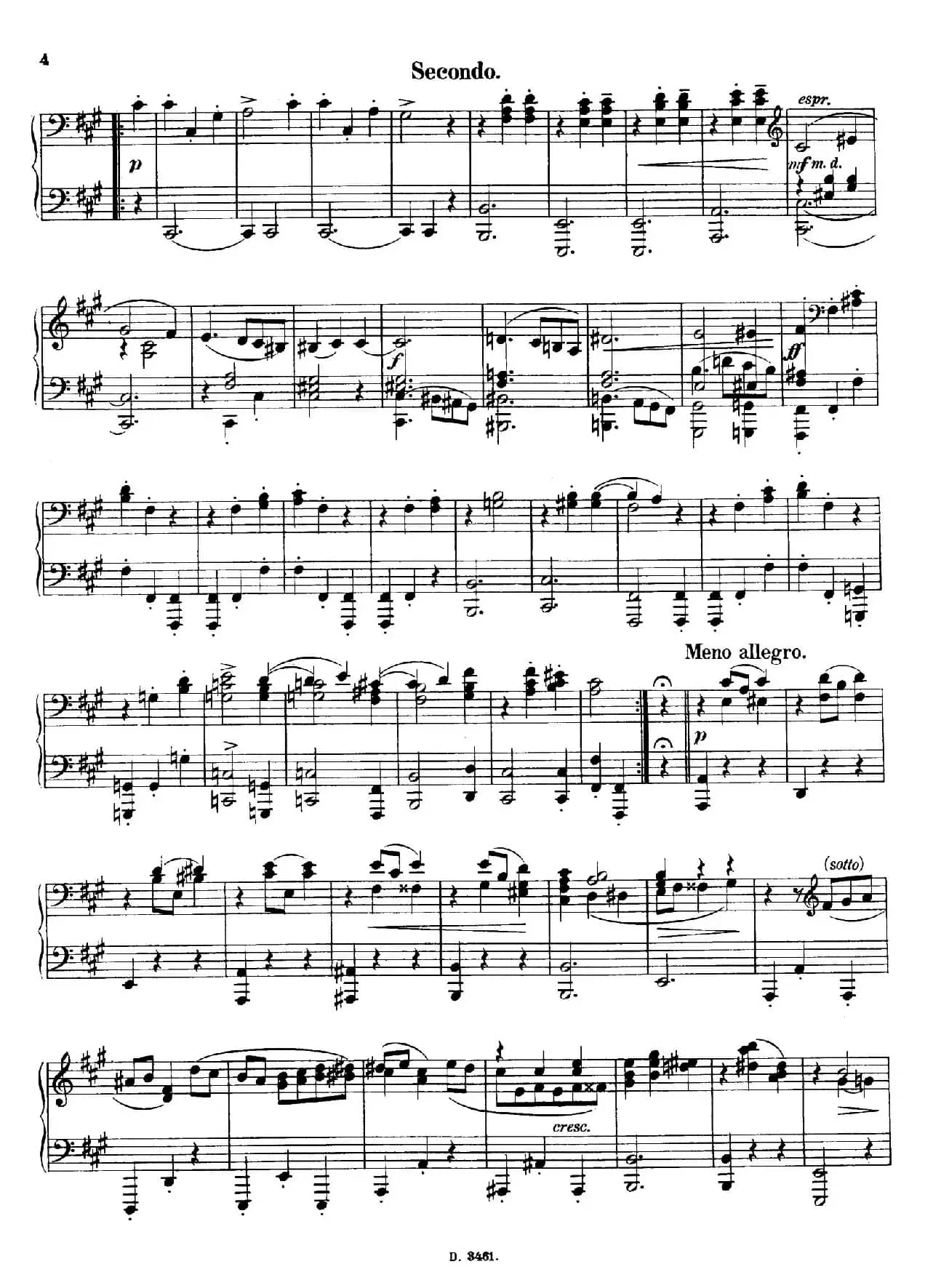 Walzer Op.3 - 4 hands（圆舞曲·四手联弹）