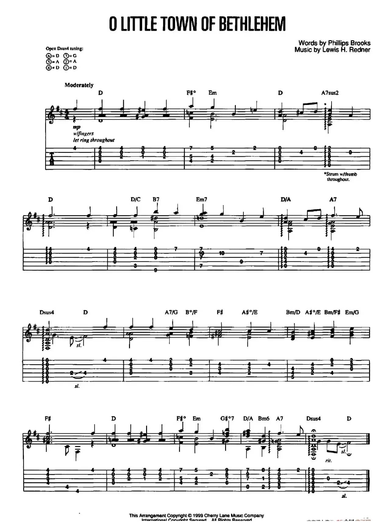 20首经典圣诞颂歌吉他乐谱（14）