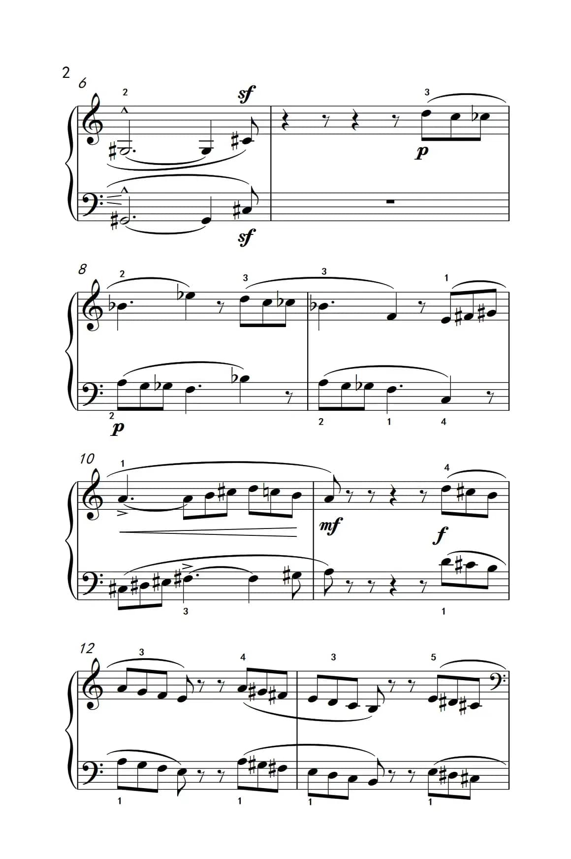 9/8拍三连音（巴托克 小宇宙 钢琴教程 4）