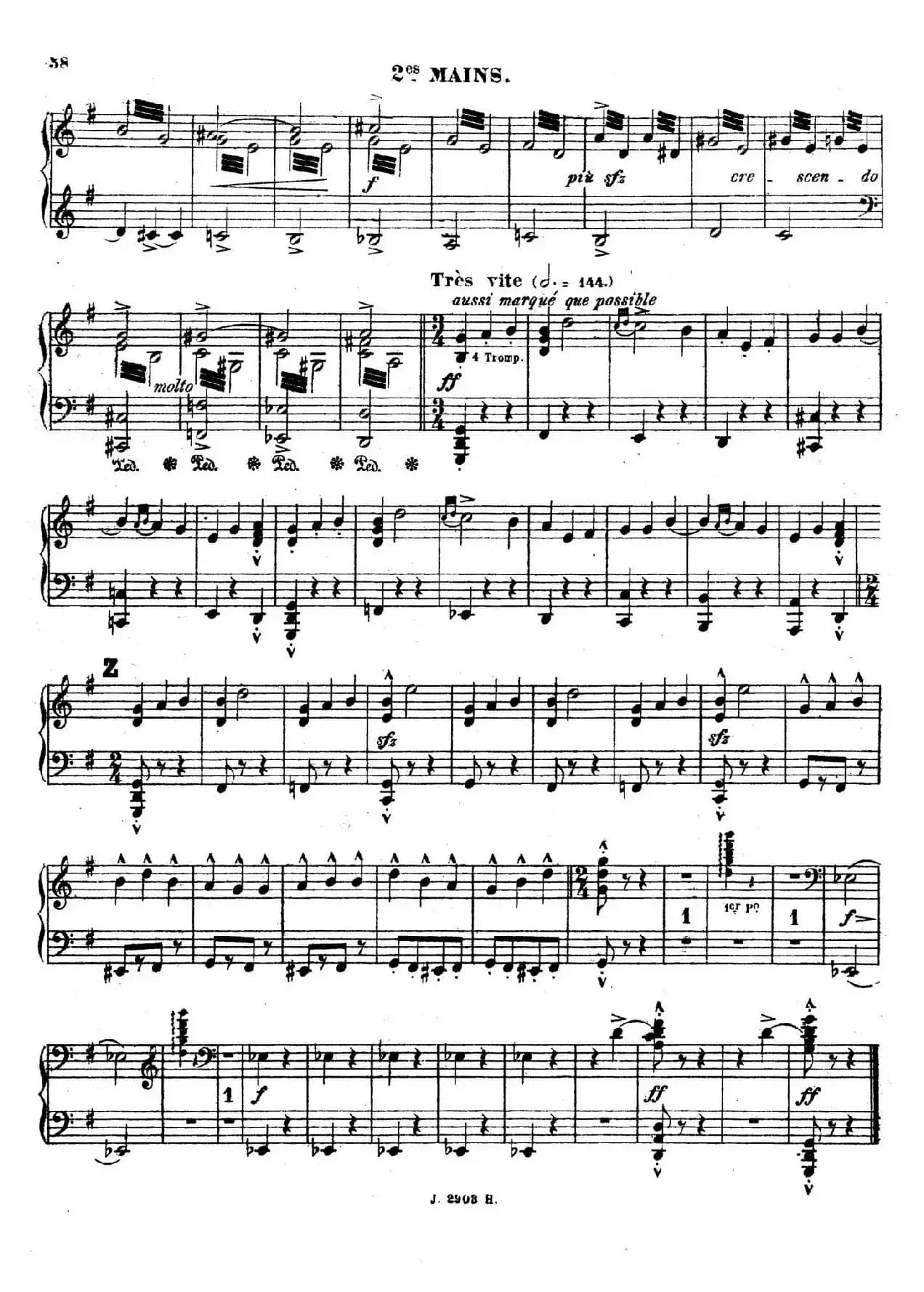 Symphony on a French Mountain Air Op.25（法国山歌交响曲·双钢琴·Ⅲ）