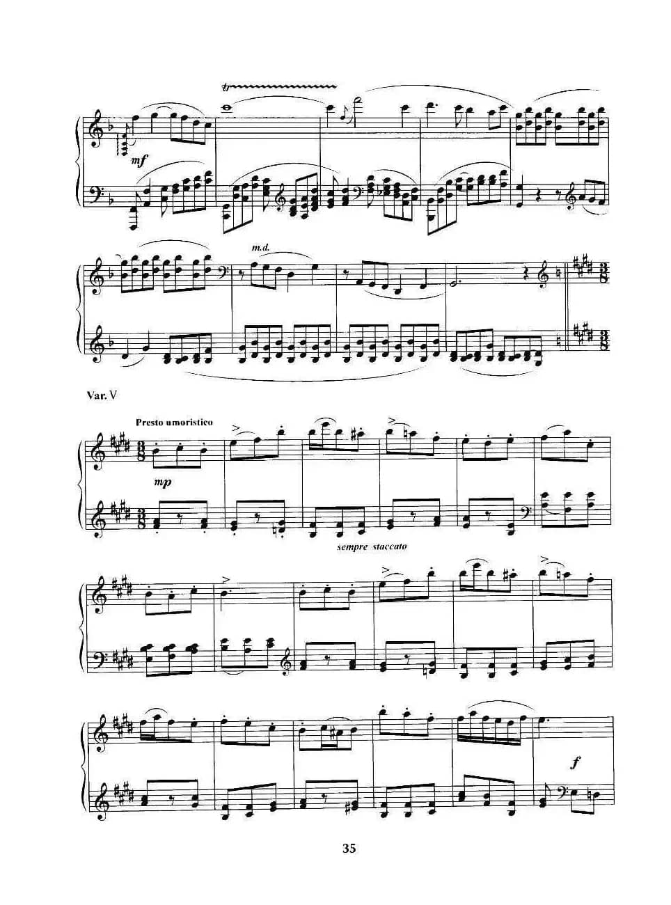 陕北民歌主题变奏曲（献给青少年）