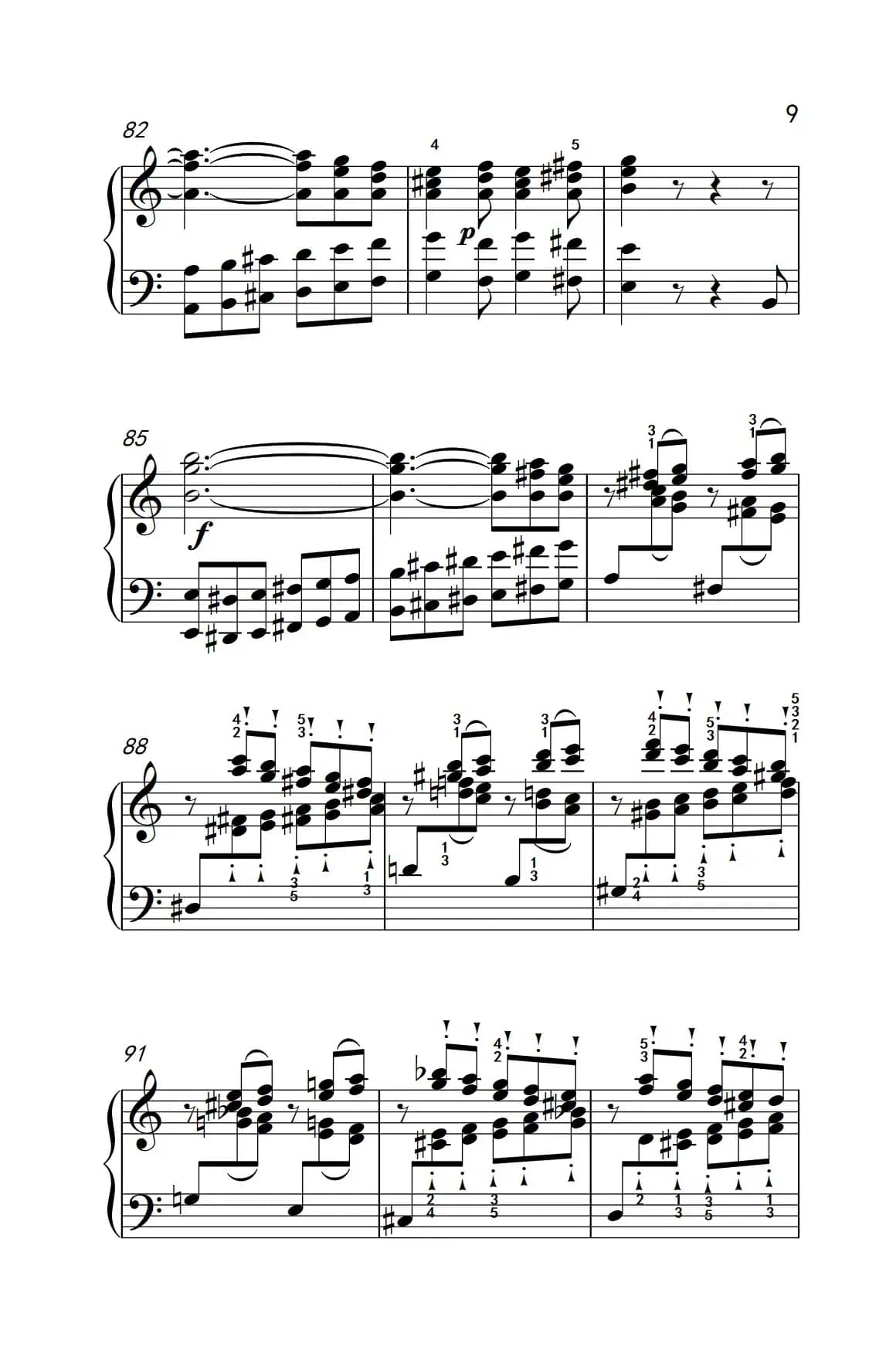 奏鸣曲 Opus 2 Nr.3 第四乐章（贝多芬奏鸣曲集 1）
