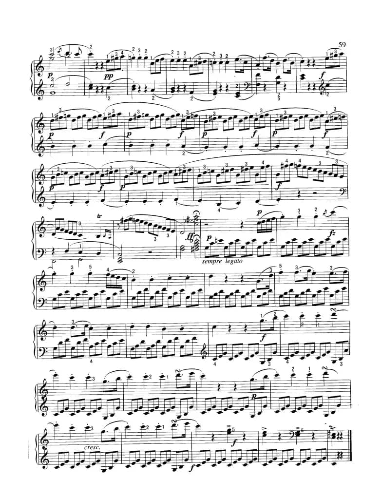 奏鸣曲（C大调 海顿作曲）