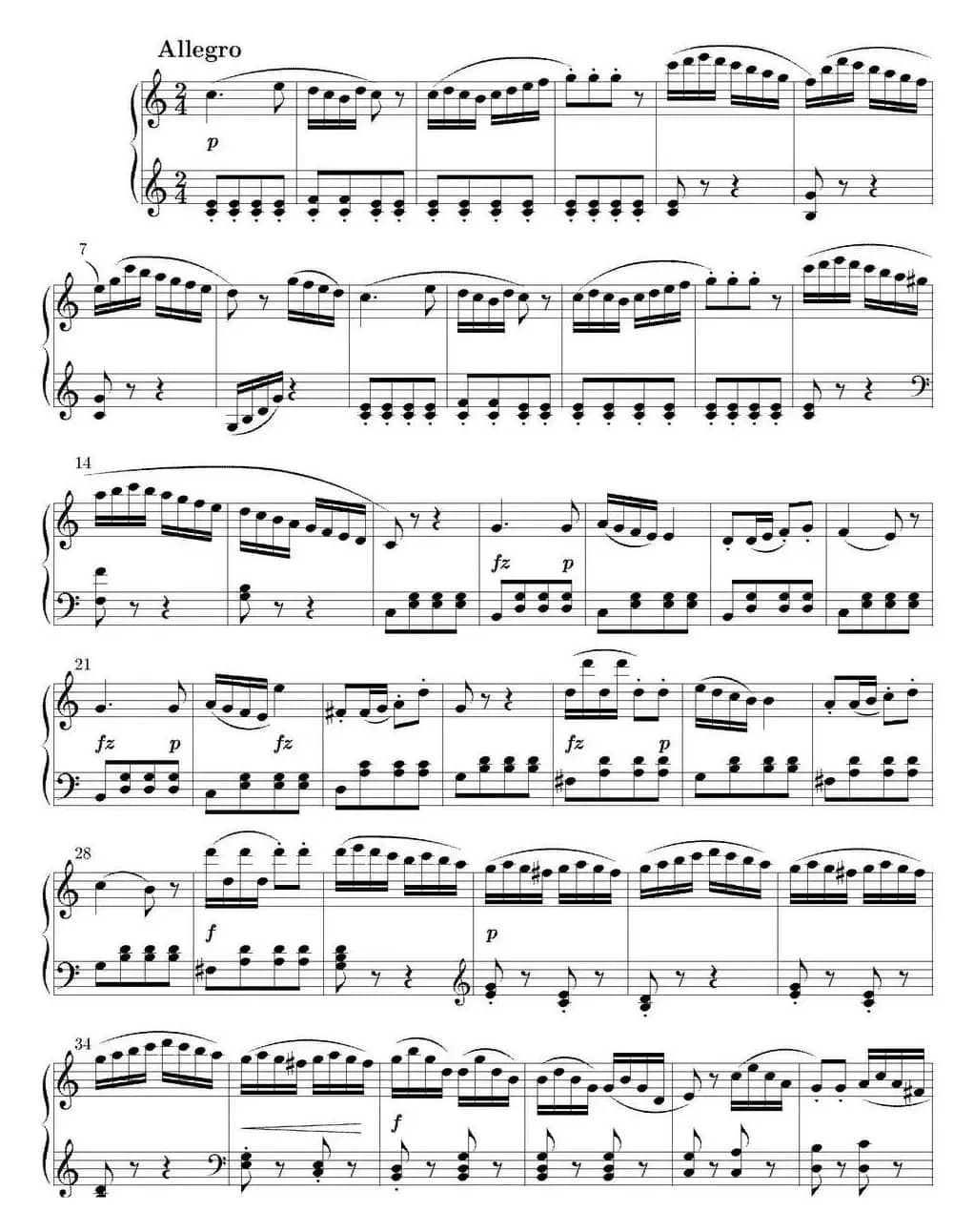 6 Sonatinas Op.36（6首钢琴小奏鸣曲-3）