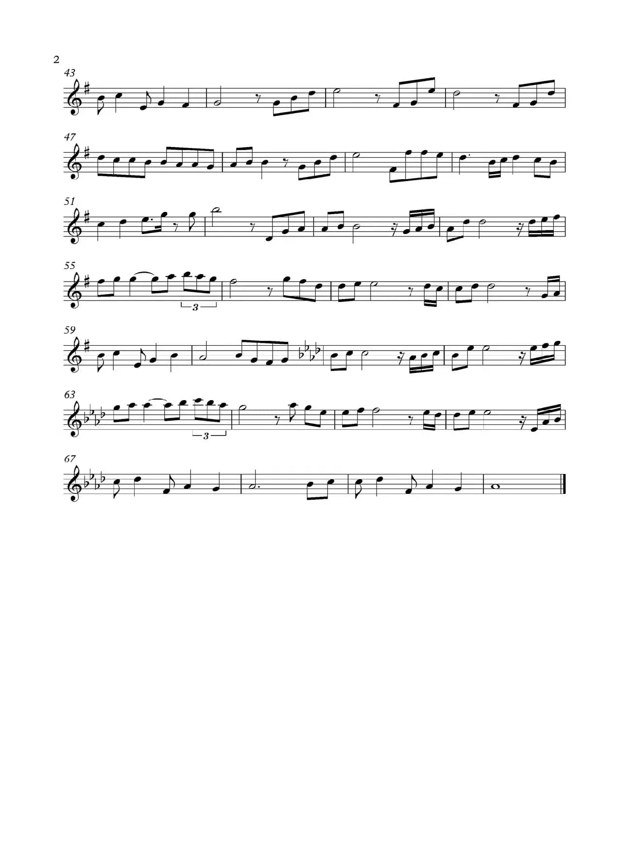 kiss the rain(雨的印记小提琴谱)