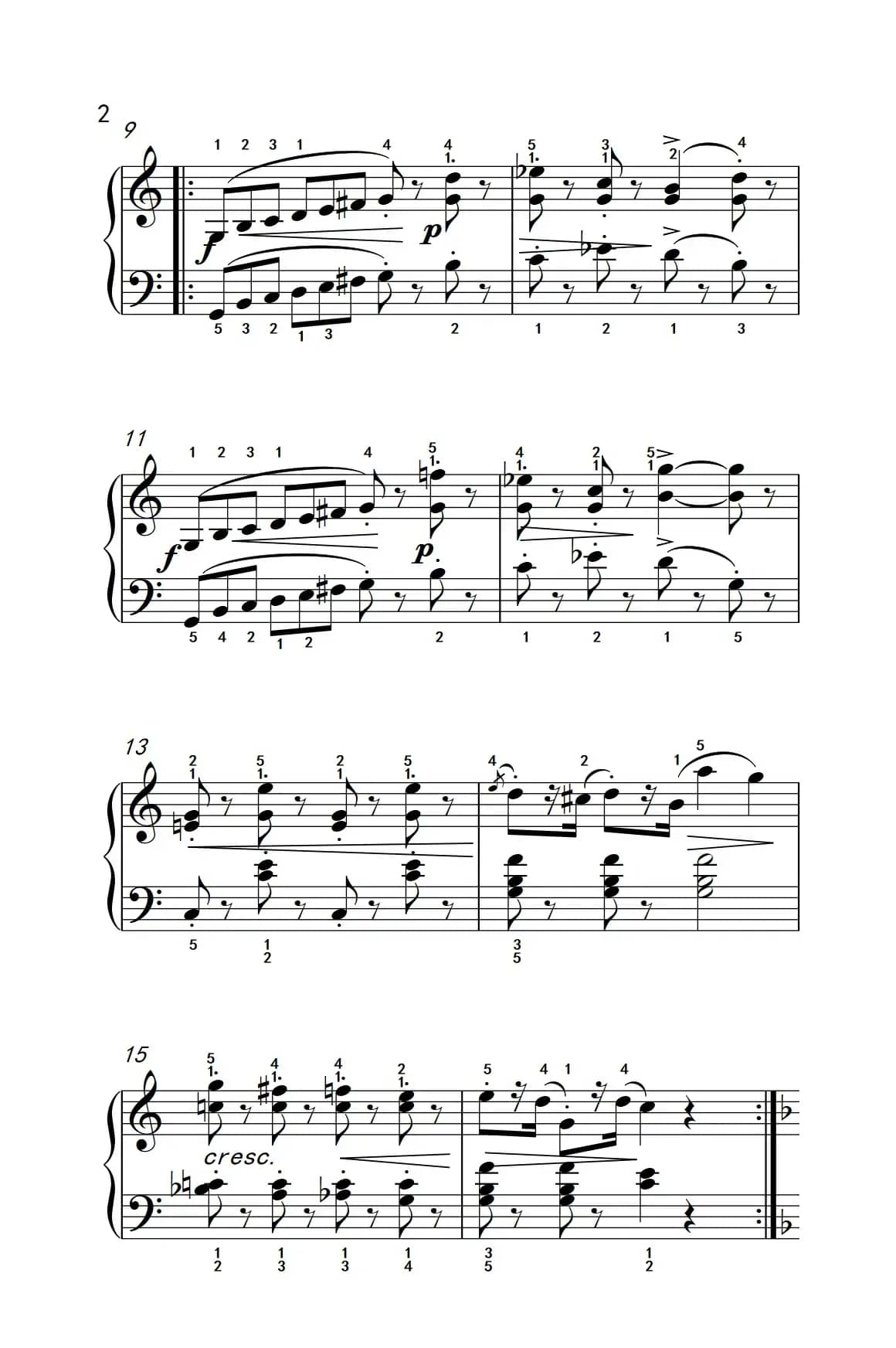 骑士（老年大学 钢琴教程 3）