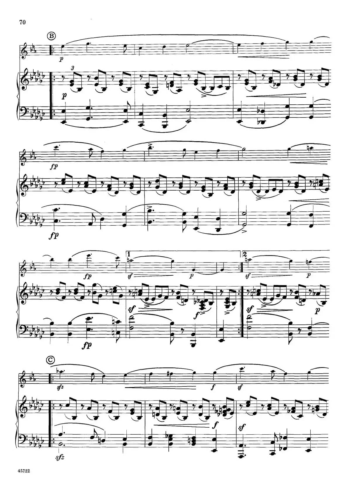 15首古典萨克斯独奏曲：15、Fantasy Piece（中音萨克斯+钢琴伴奏）