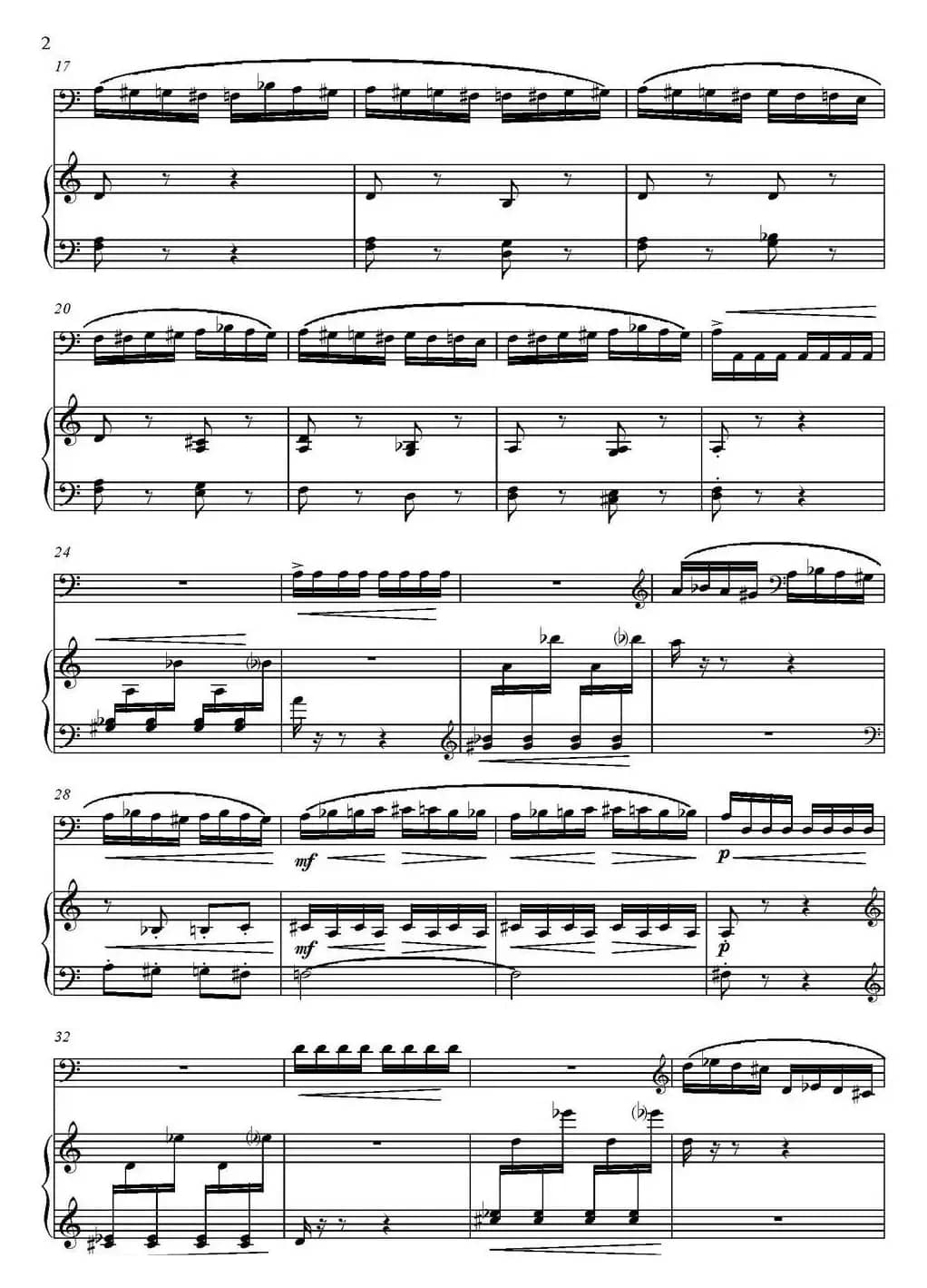 The Flight of the Bumble-Bee（大提琴+钢琴伴奏）