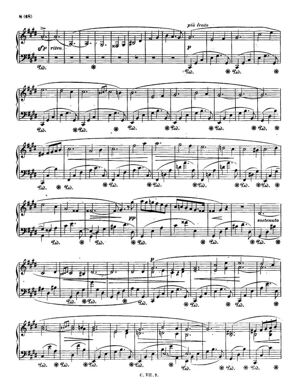 E大调钢琴谐谑曲Op.54(第四号)