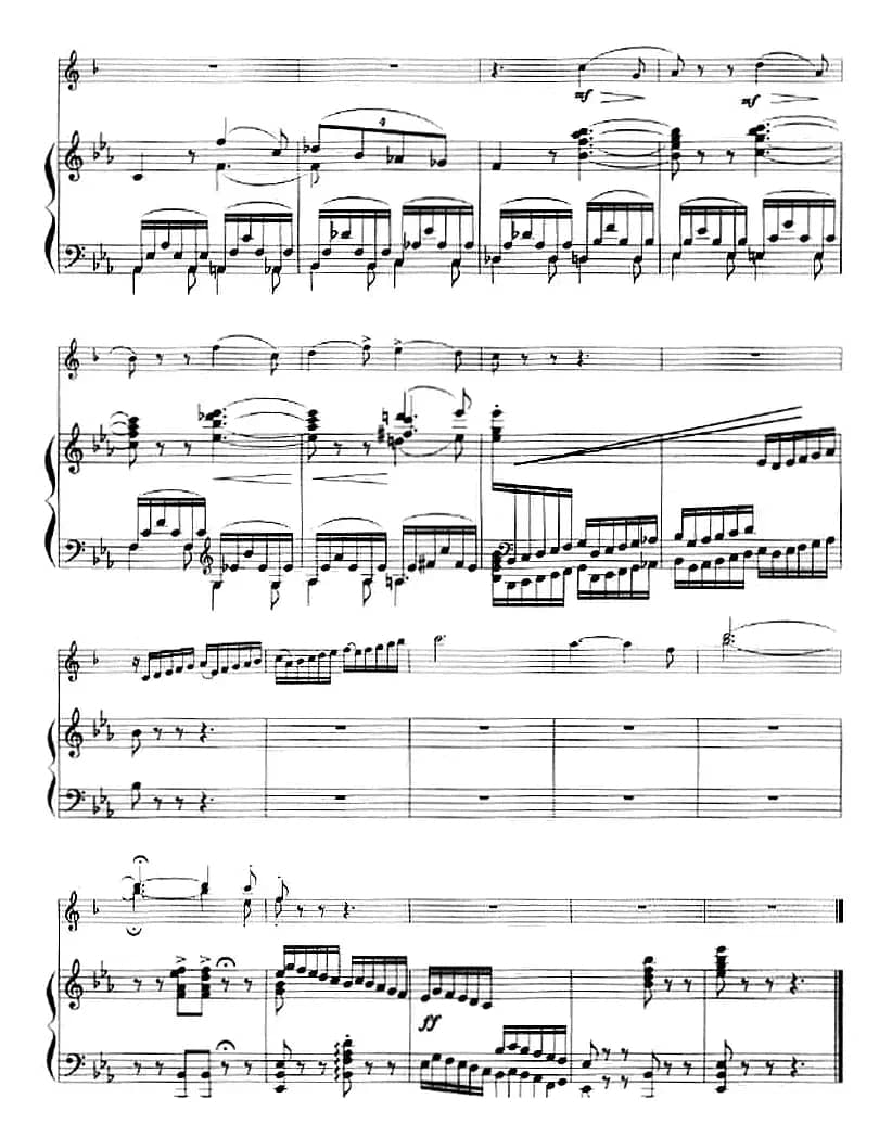 音乐会回旋曲（小号+钢琴伴奏）