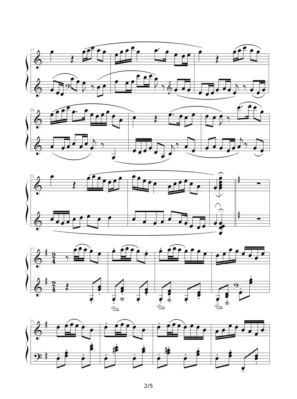 牧童短笛（李拓制谱版）