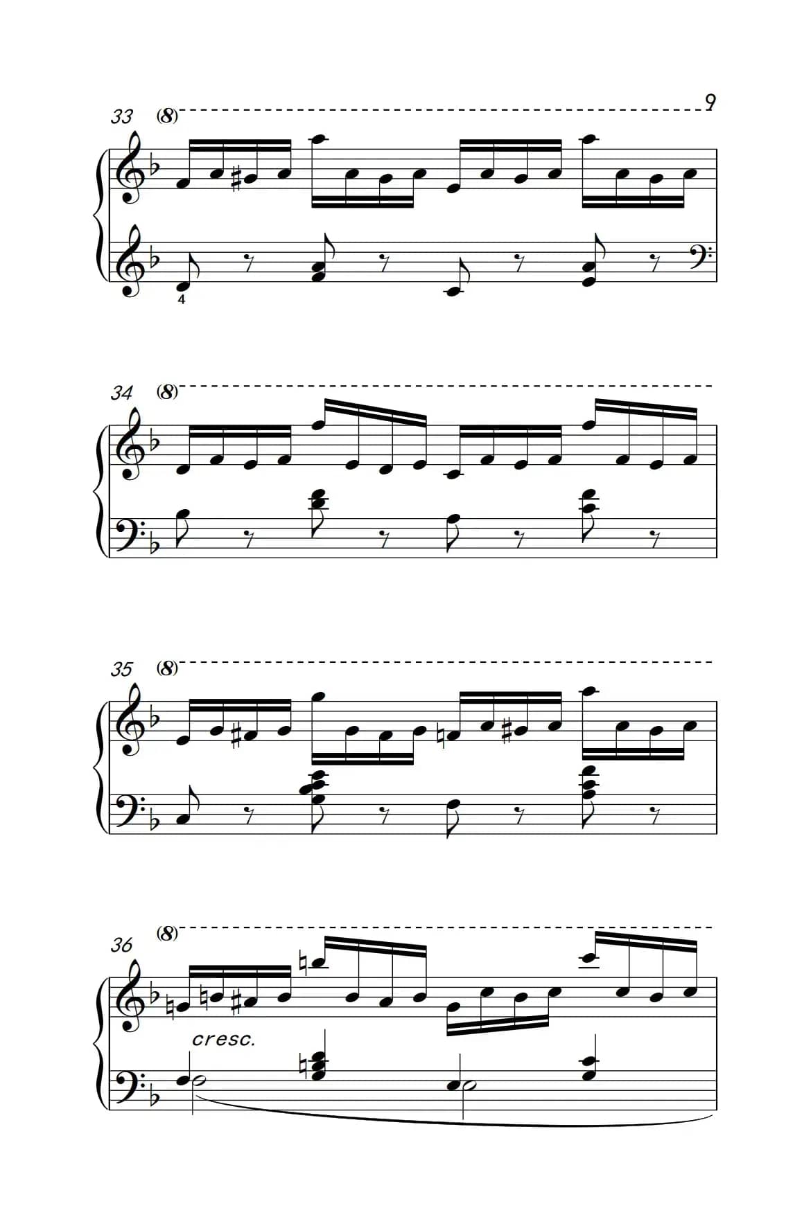 第七级2.练习曲（中央音乐学院 钢琴（业余）考级教程 7-9级）