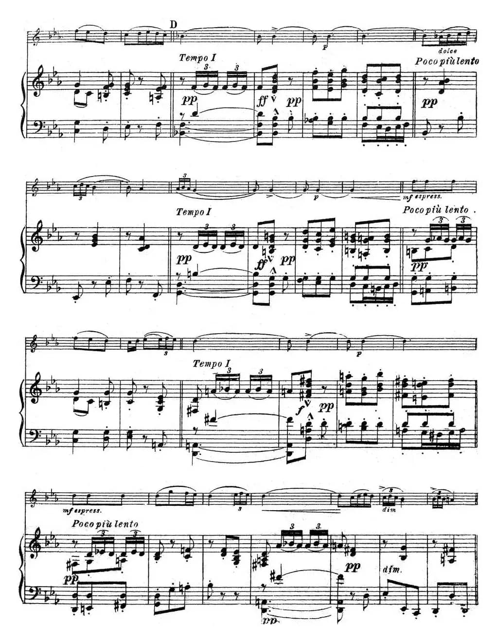 Symphonie Espagnole Op.21，No.2（西班牙交响曲）（小提琴+钢琴伴奏）