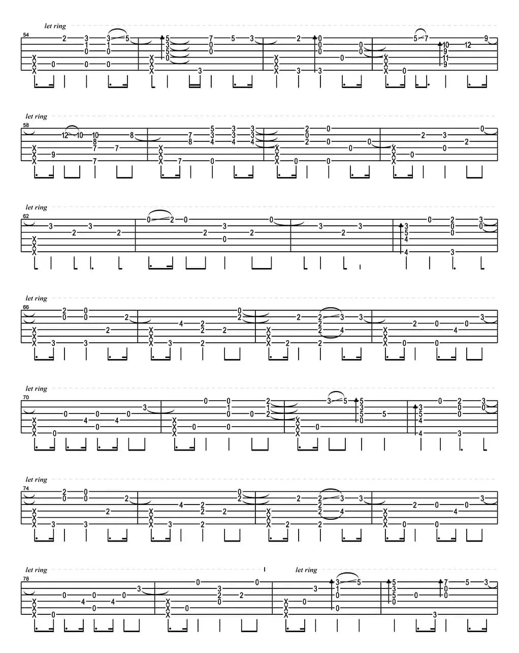 善的牧者（指弹谱）