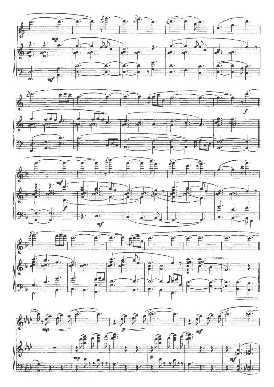 大凉山之晨（长笛+钢琴伴奏）