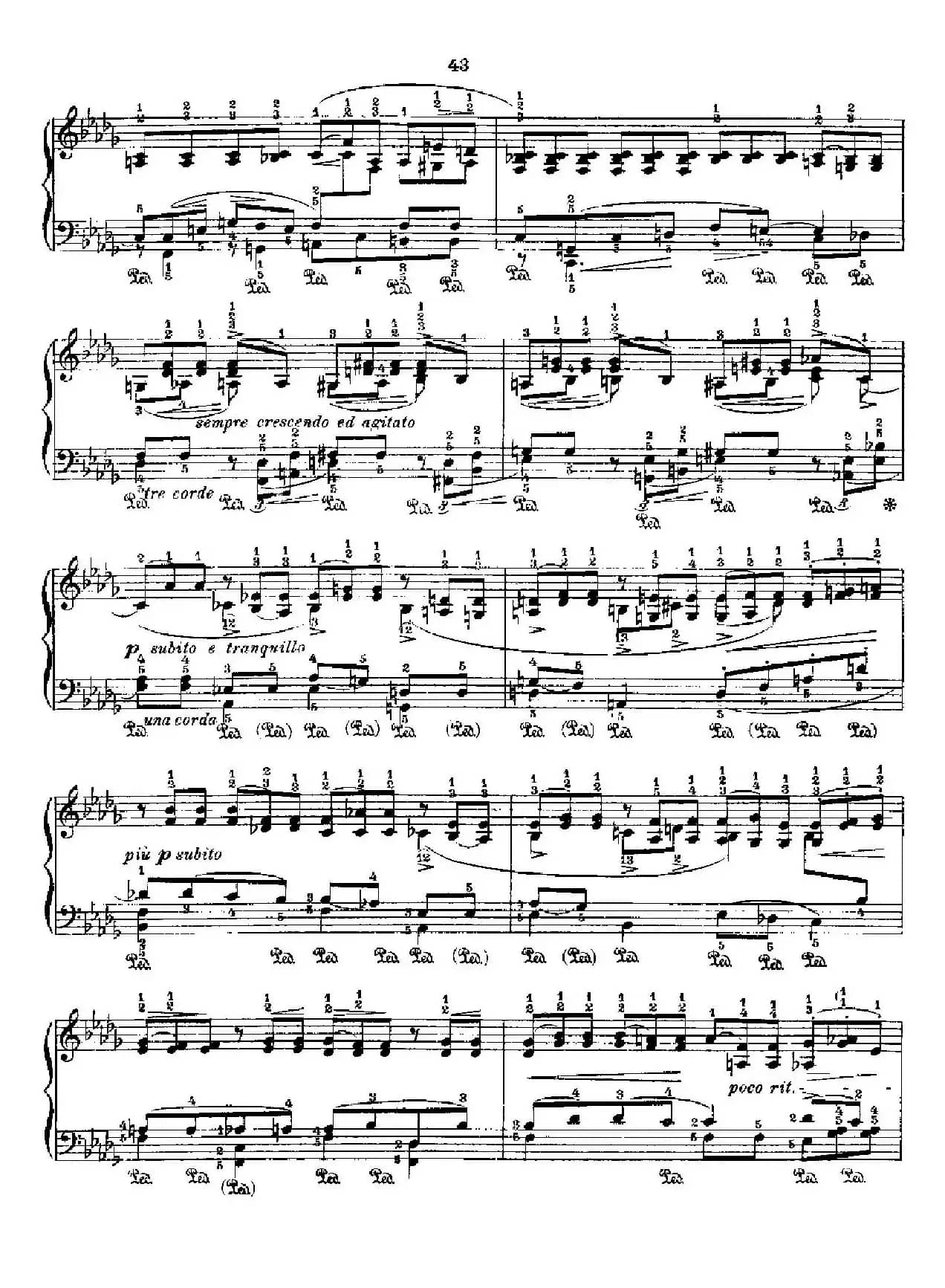 53首改编练习曲（No.45A）