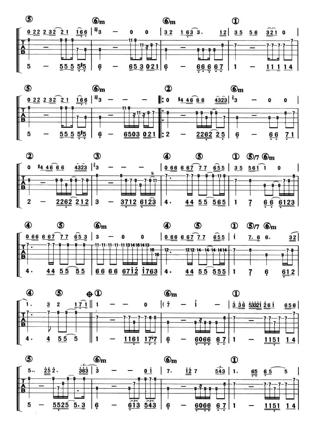 灰色轨迹（贝司谱）