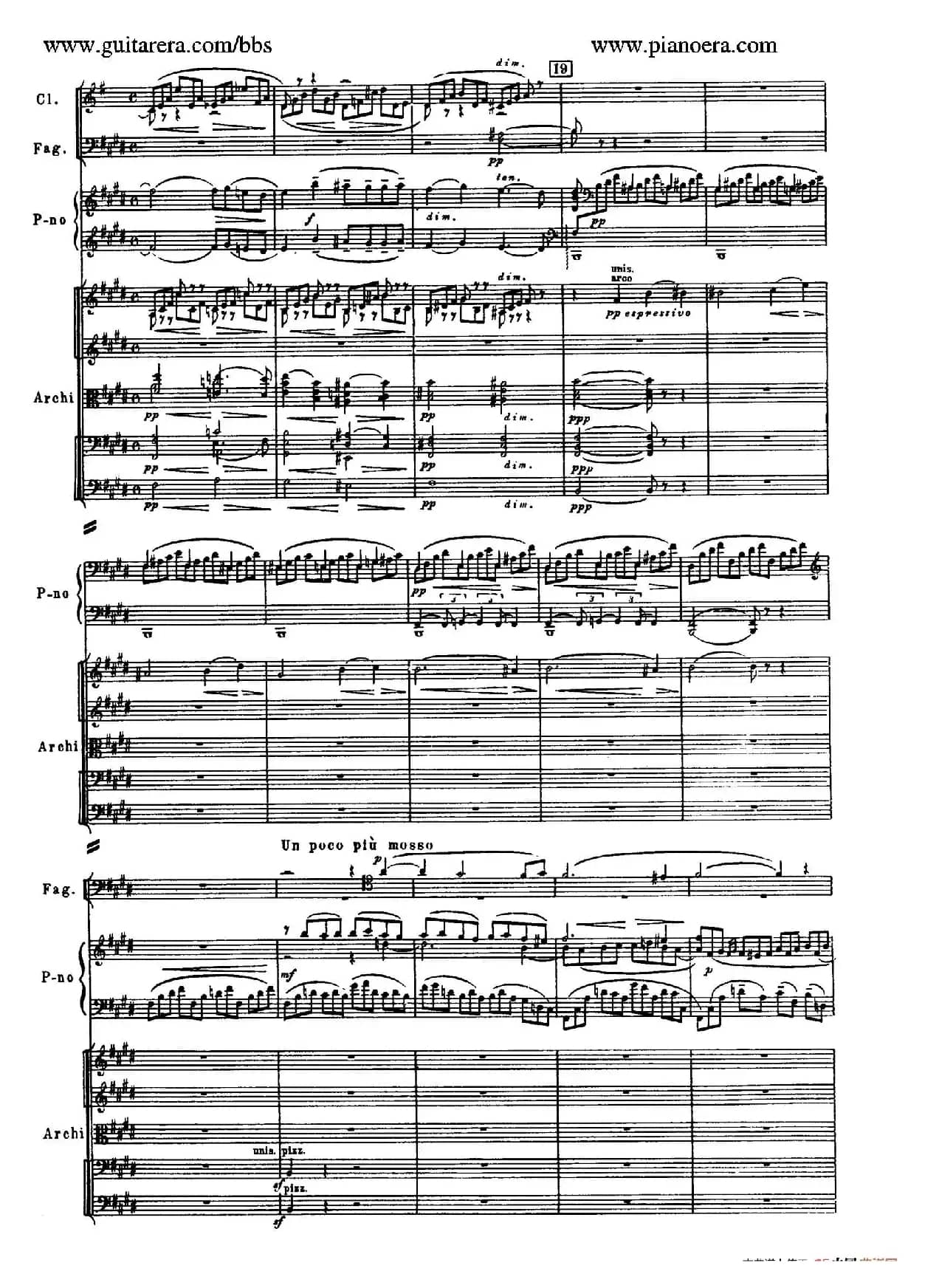 c小调第二钢琴协奏曲 Op.18（第二乐章总谱）