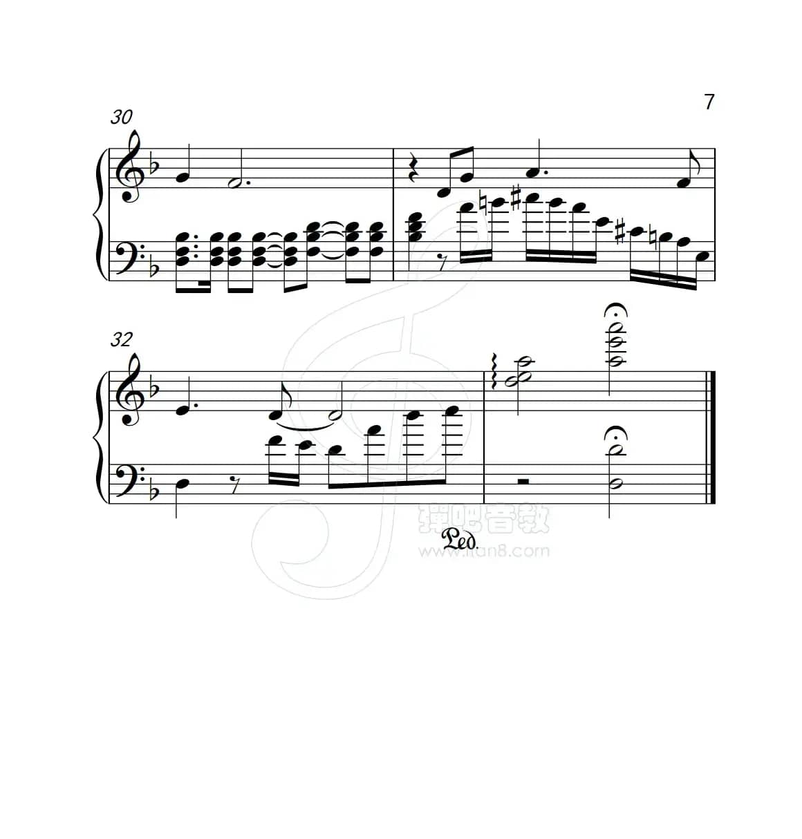 秋意浓（《弹吧音教》制谱版）