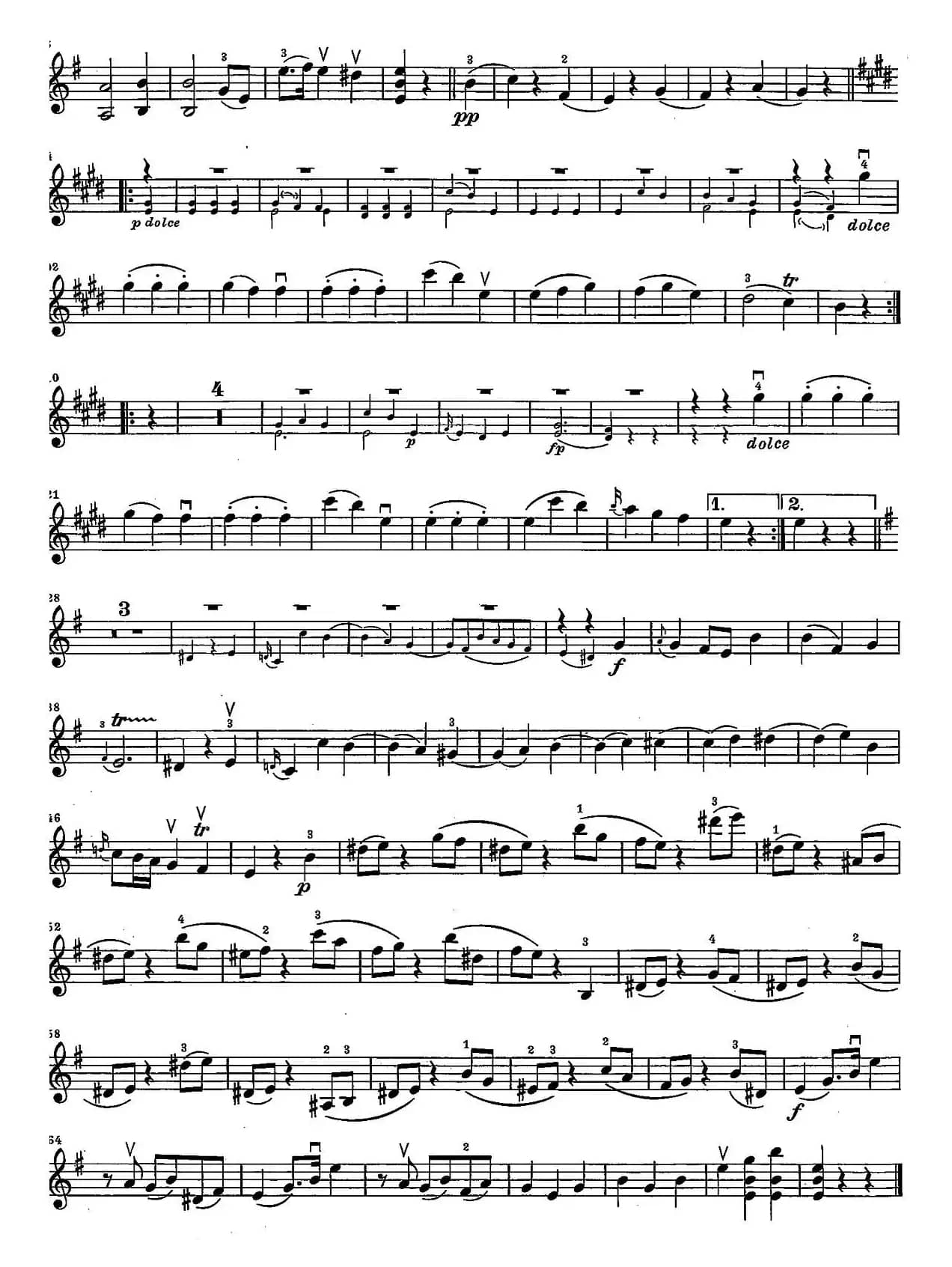 SONATE KV304（奏鸣曲 KV304）