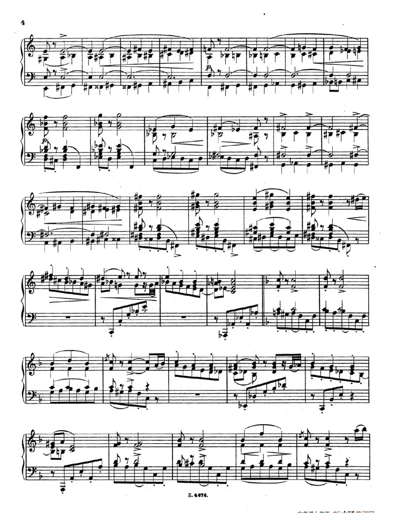 Charakterskizzen Op.40(个性素描 2. 往事 Jadis)